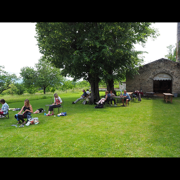 Croquis dans le parc